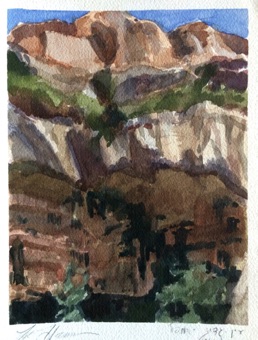 Eyn Gedi cliff